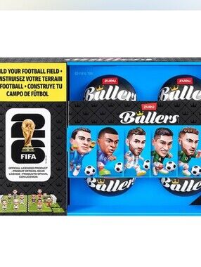 FIFA Ballers Figures 4-pack, Series 1 Soccer Capsule Characters Toy Surprise NIB